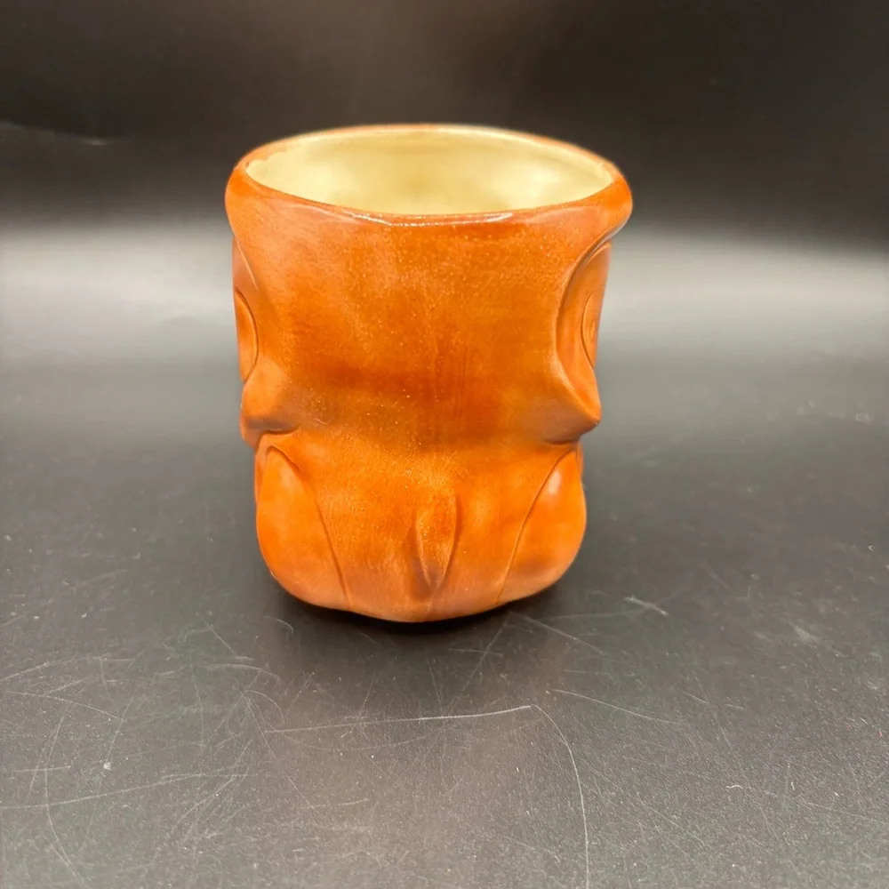 Vintage Tampa Bay Molds Elephant Coffee‎ Mug Whimsical Trunk Brown 3.5